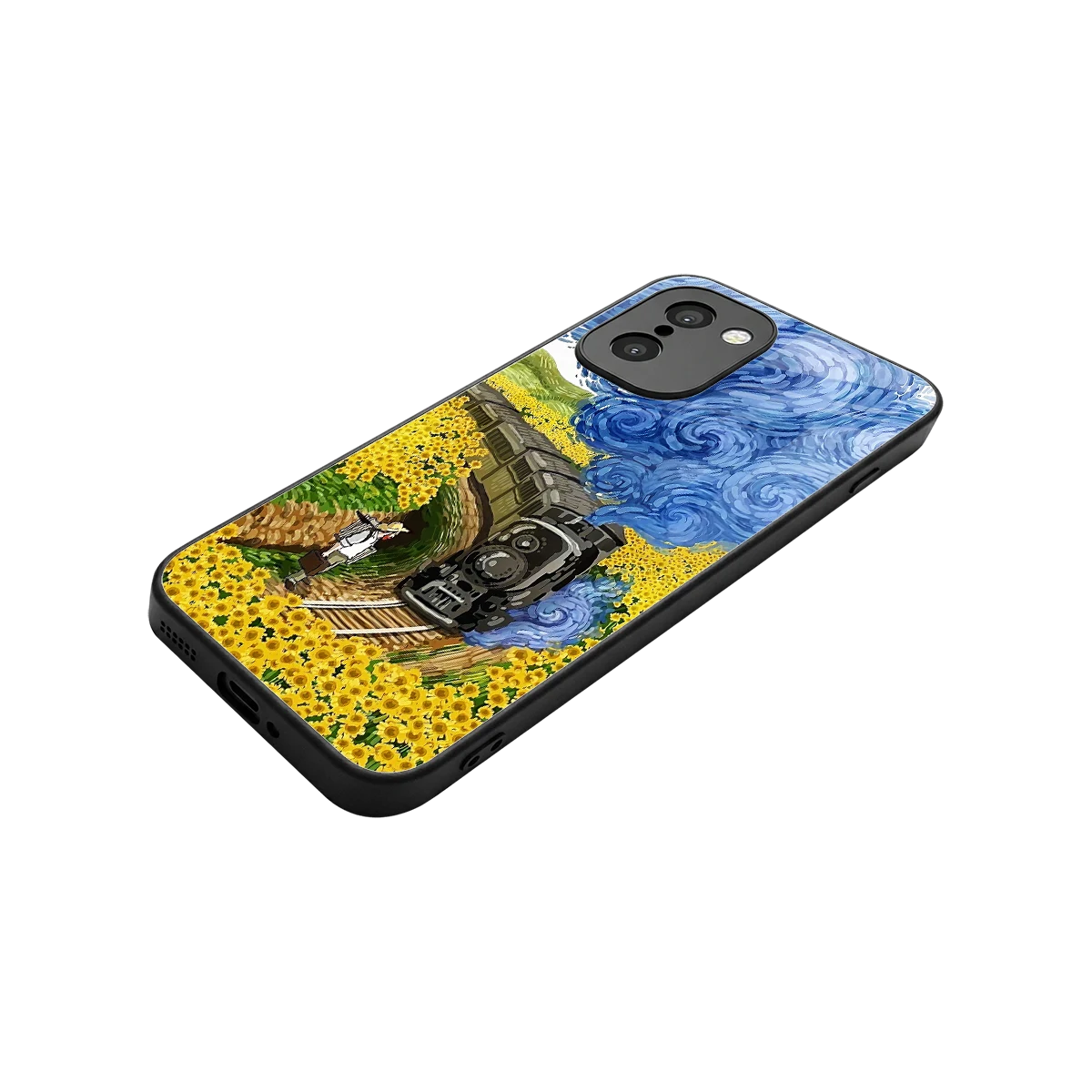 Starry Wait stylish phone case for oneplus 15r | glossy glass and slim fit