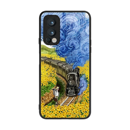 Starry Wait back phone cover | glass case for oneplus nord 2