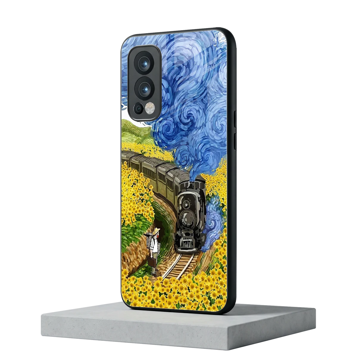 Starry Wait oneplus nord 2 mobile cover | shockproof glass phone case