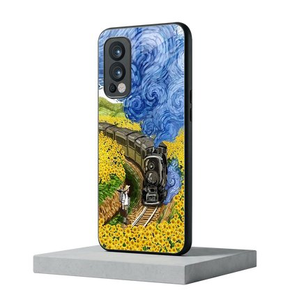 Starry Wait oneplus nord 2 mobile cover | shockproof glass phone case