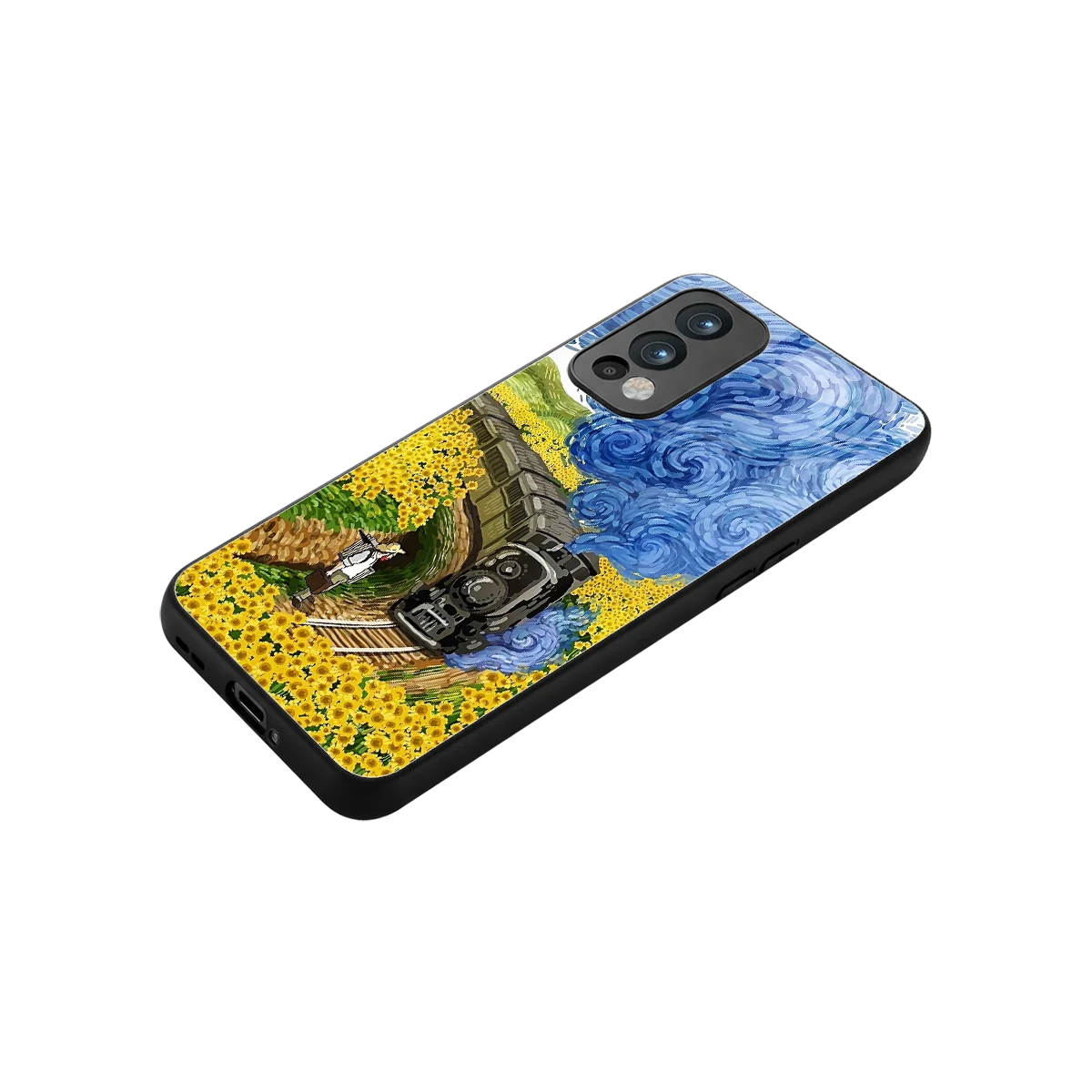 Starry Wait stylish phone case for oneplus nord 2 | glossy glass and slim fit