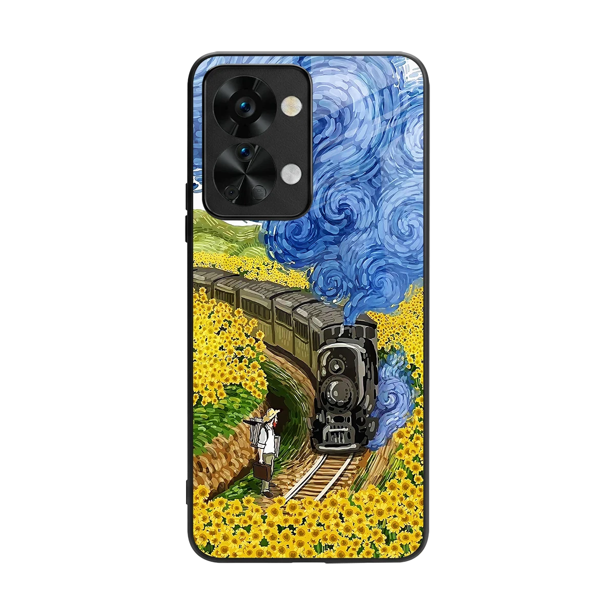 Starry Wait back phone cover | glass case for oneplus nord 2t