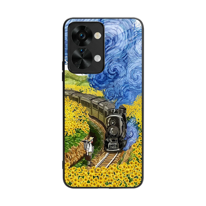 Starry Wait back phone cover | glass case for oneplus nord 2t