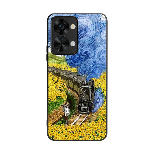 Starry Wait back phone cover | glass case for oneplus nord 2t