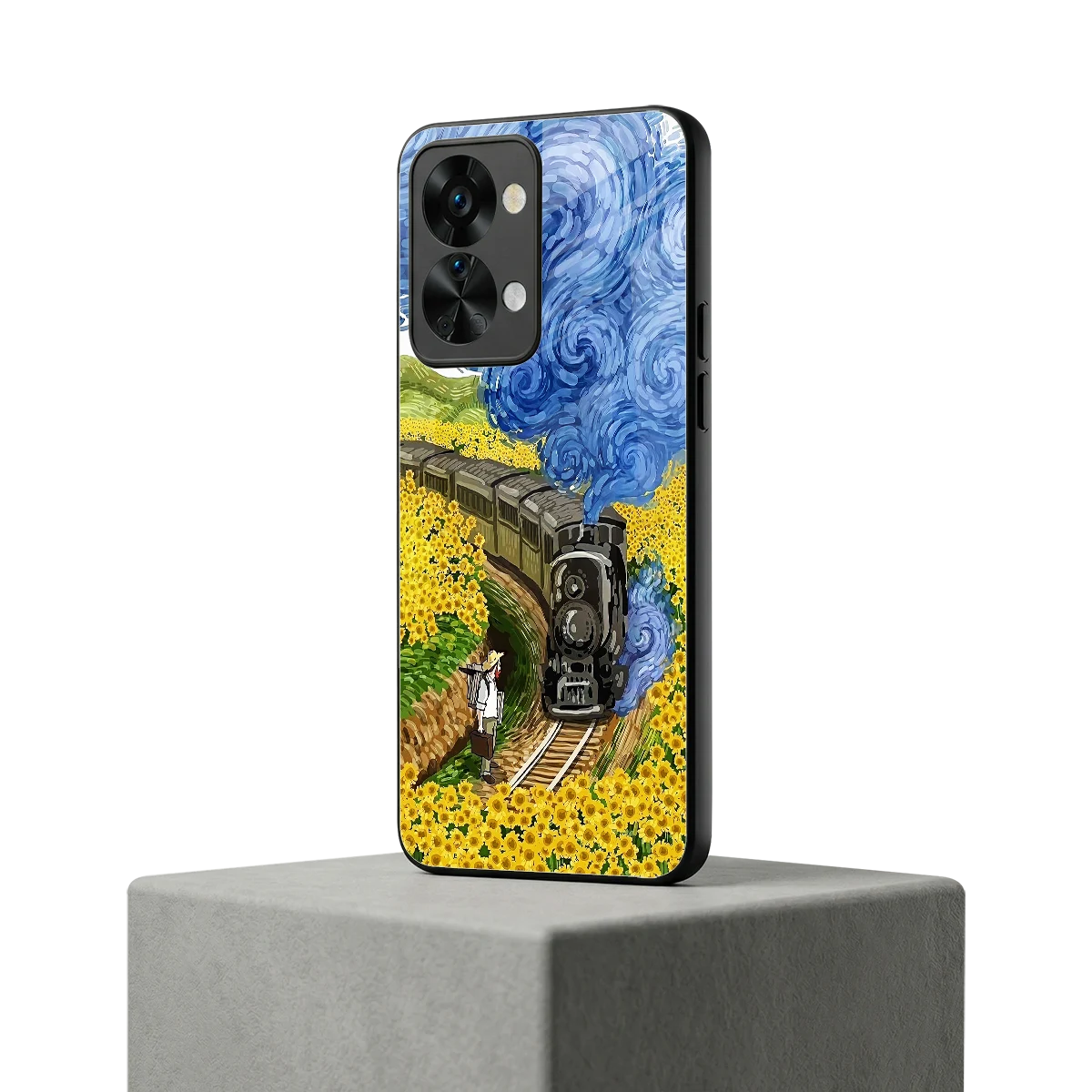 Starry Wait oneplus nord 2t mobile cover | shockproof glass phone case