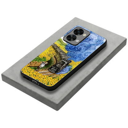 Starry Wait stylish phone case for oneplus nord 2t | glossy glass and slim fit