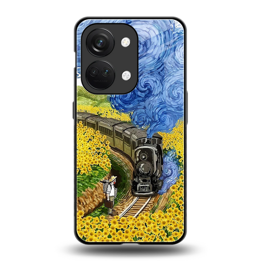 Starry Wait back phone cover | glass case for oneplus nord 3