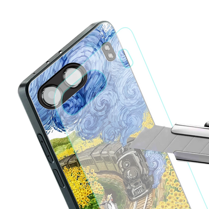 Starry Wait stylish phone case for oneplus nord 4 | glossy glass and slim fit