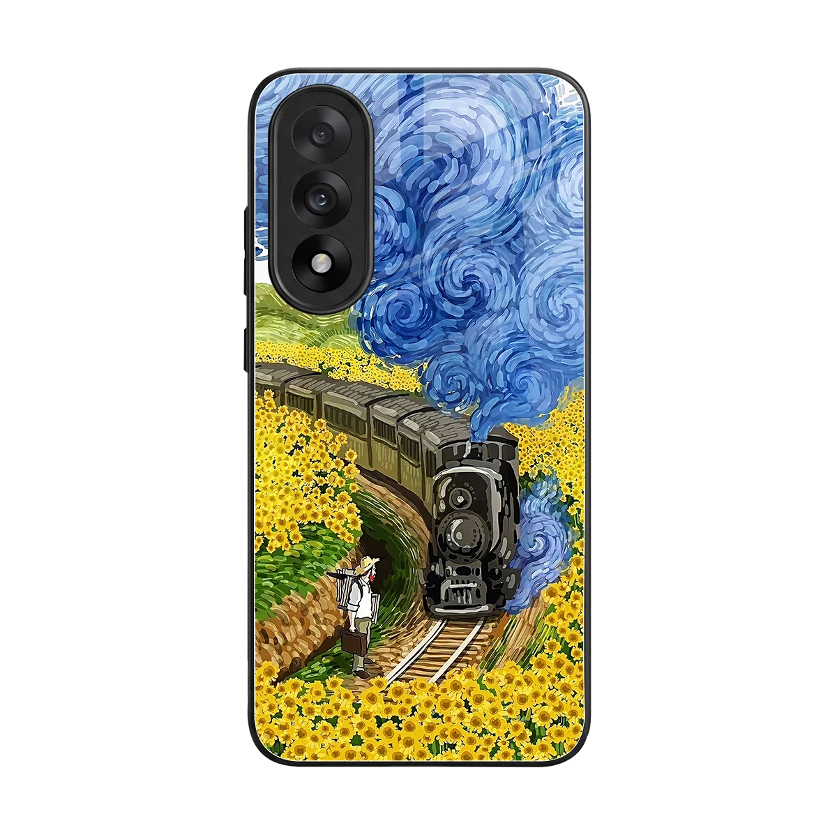 Starry Wait back phone cover | glass case for oneplus nord 5