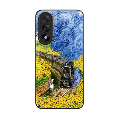 Starry Wait back phone cover | glass case for oneplus nord 5