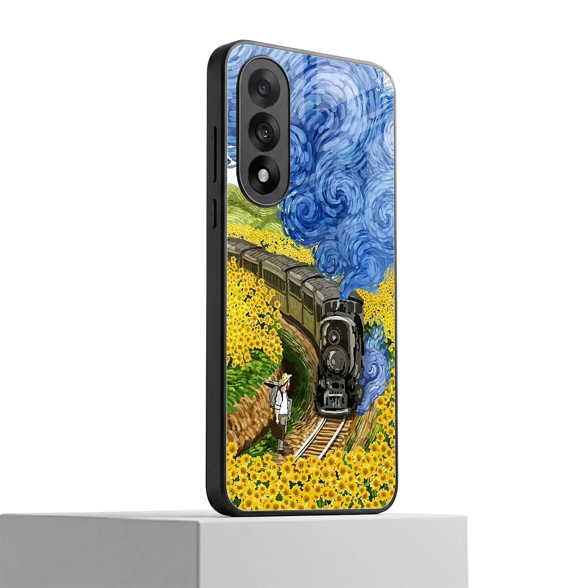 Starry Wait oneplus nord 5 mobile cover | shockproof glass phone case