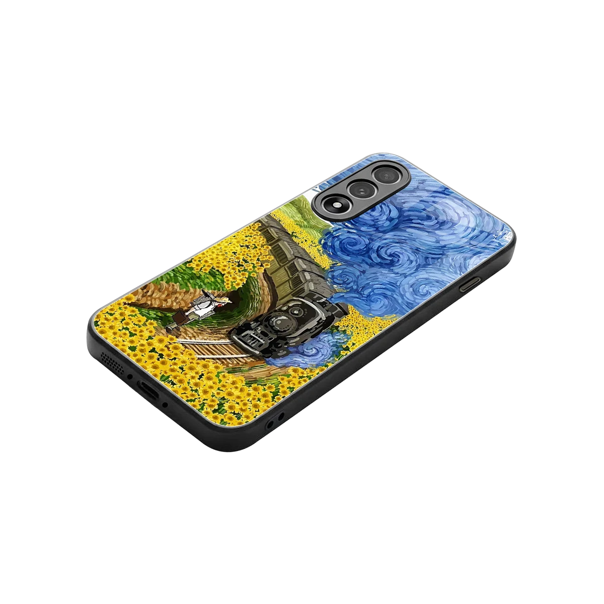Starry Wait stylish phone case for oneplus nord 5 | glossy glass and slim fit