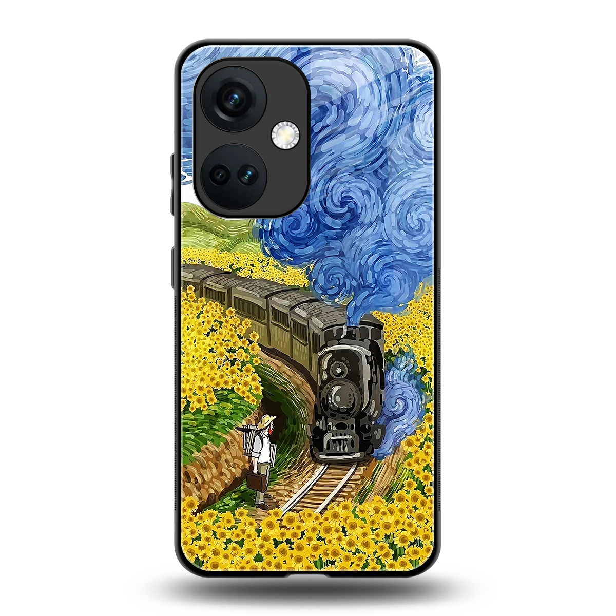 Starry Wait back phone cover | glass case for oneplus nord ce 3