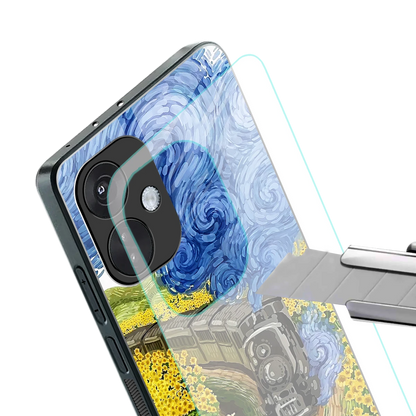Starry Wait stylish phone case for oneplus nord ce 3 | glossy glass and slim fit