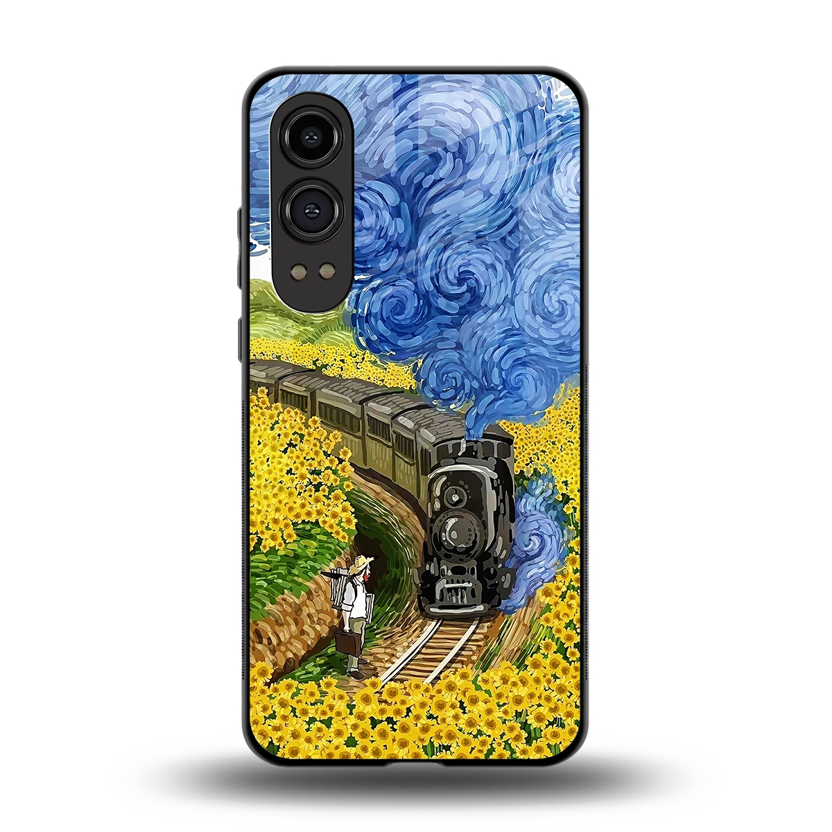 Starry Wait back phone cover | glass case for oneplus nord ce 4 lite