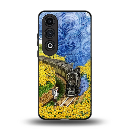 Starry Wait back phone cover | glass case for oneplus nord ce 4