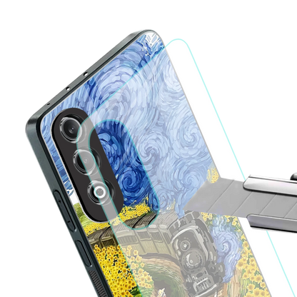 Starry Wait stylish phone case for oneplus nord ce 4 | glossy glass and slim fit