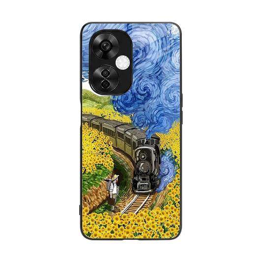 Starry Wait back phone cover | glass case for oneplus nord ce 3 lite