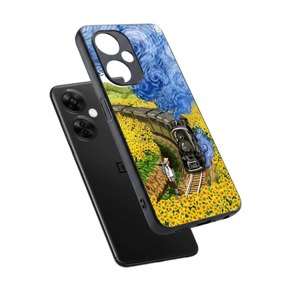 Starry Wait sleek oneplus nord ce 3 lite cover with tempered glass back and TPU edges