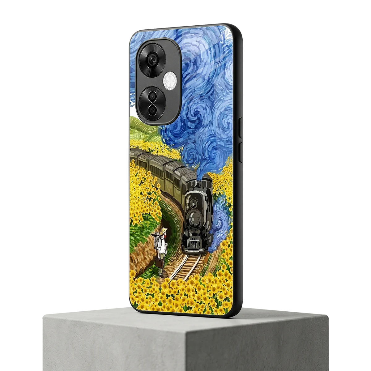 Starry Wait oneplus nord ce 3 lite mobile cover | shockproof glass phone case