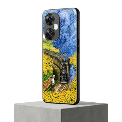 Starry Wait oneplus nord ce 3 lite mobile cover | shockproof glass phone case