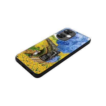 Starry Wait stylish phone case for oneplus nord ce 3 lite | glossy glass and slim fit