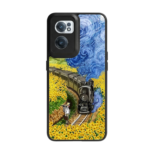 Starry Wait back phone cover | glass case for oneplus nord ce 2
