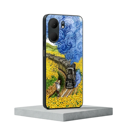 Starry Wait oppo a5x 5g mobile cover | shockproof glass phone case