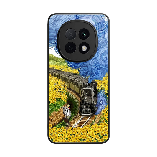 Starry Wait back phone cover | glass case for oppo f29 pro 5g