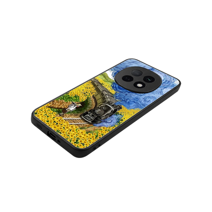 Starry Wait stylish phone case for oppo f29 pro 5g | glossy glass and slim fit