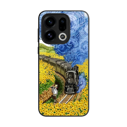 Starry Wait back phone cover | glass case for oppo find x9