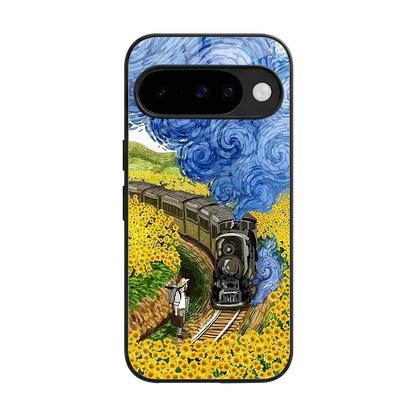 Starry Wait back phone cover | glass case for google pixel 10