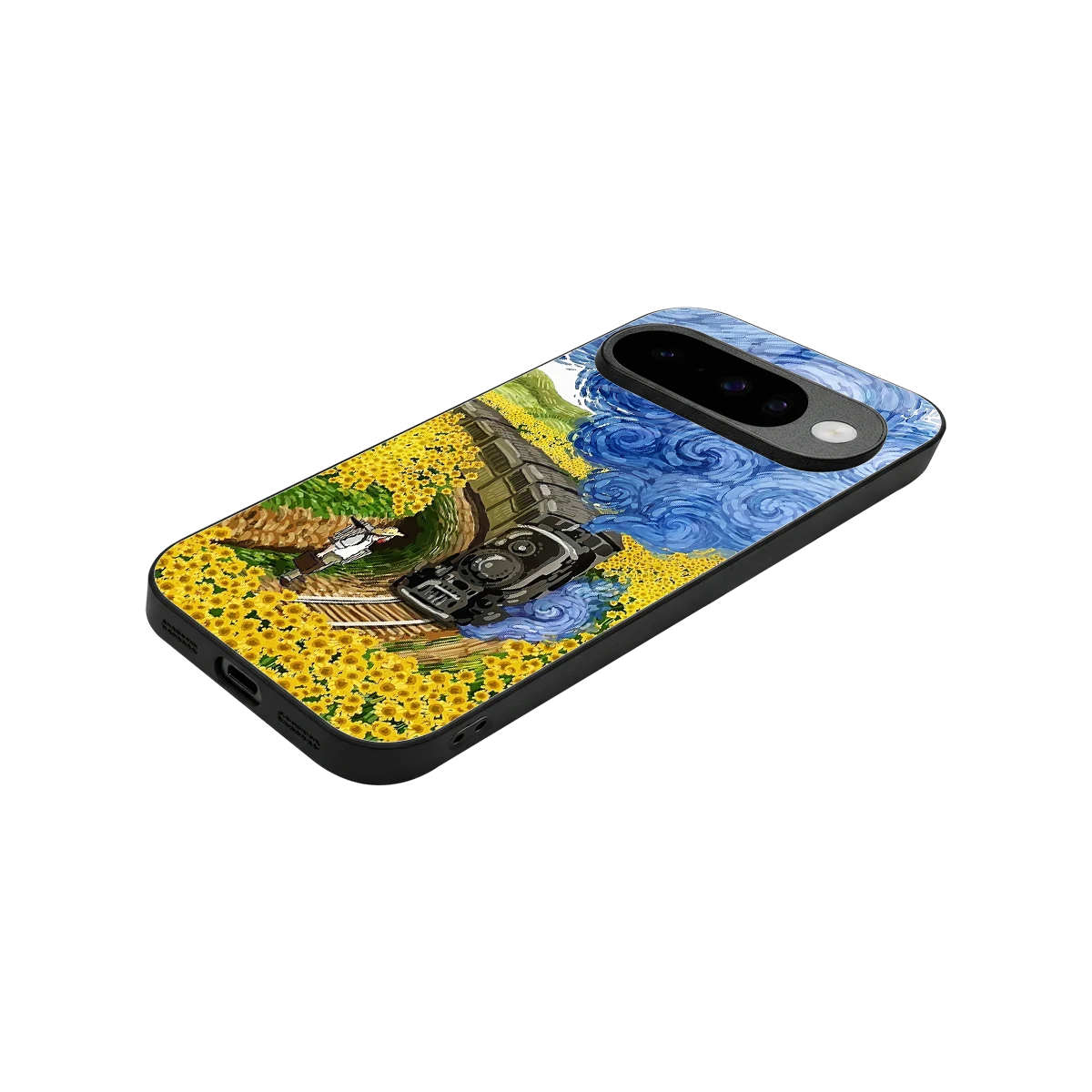 Starry Wait stylish phone case for google pixel 10 | glossy glass and slim fit