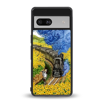 Starry Wait back phone cover | glass case for google pixel 7a