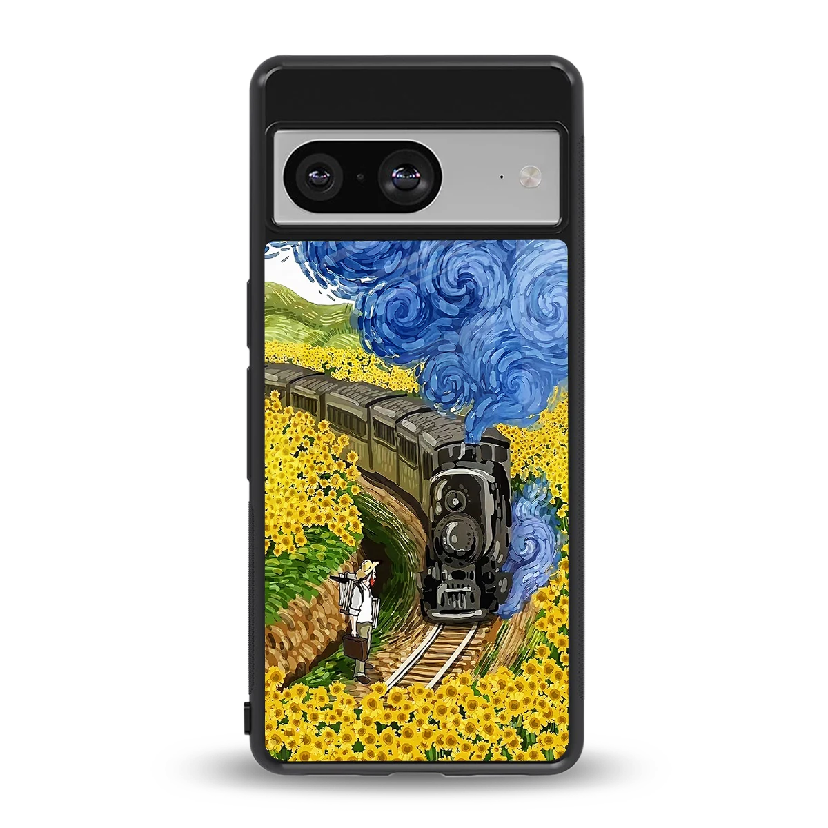 Starry Wait back phone cover | glass case for google pixel 8