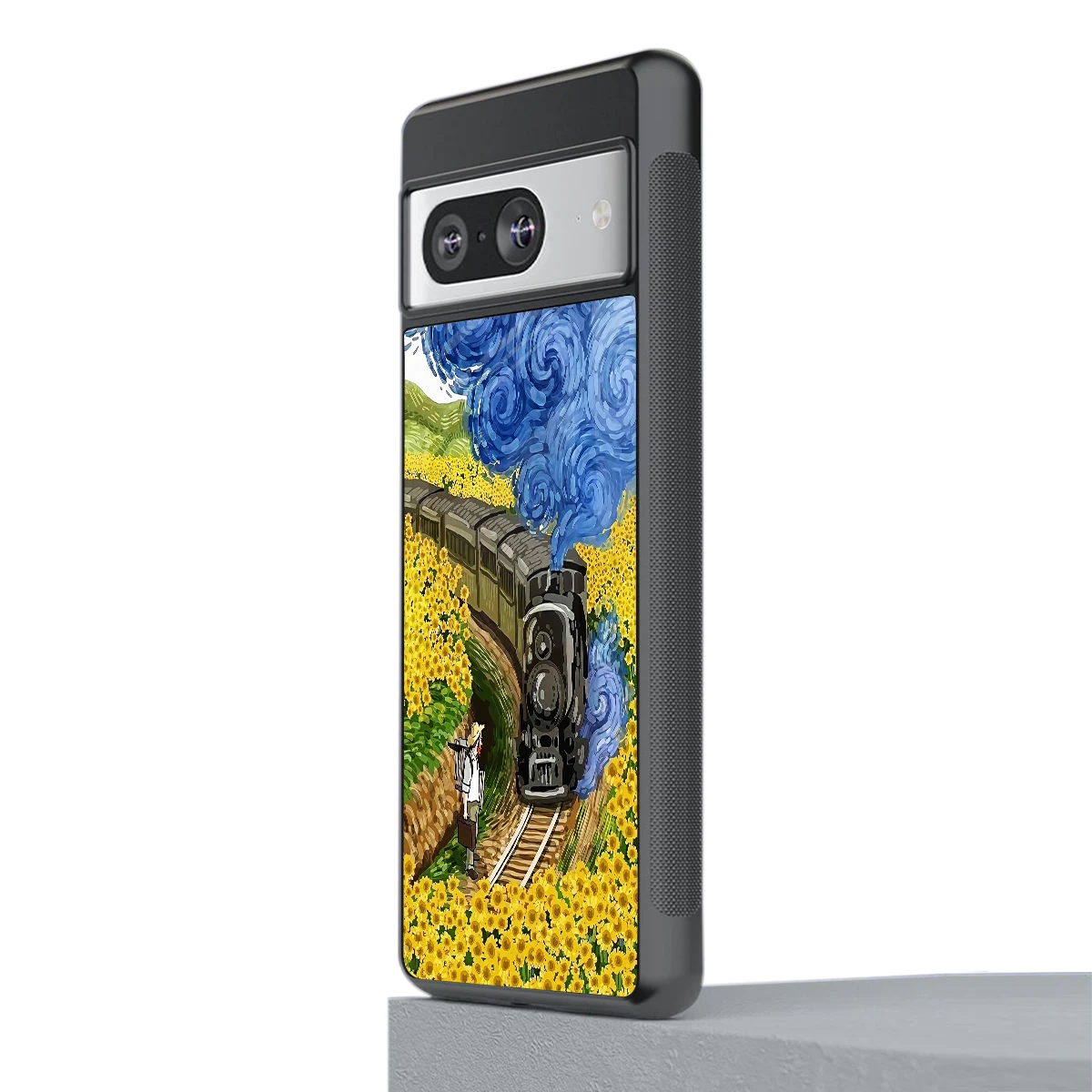 Starry Wait stylish phone case for google pixel 8 | glossy glass and slim fit