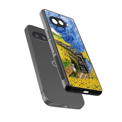 Starry Wait sleek google pixel 10a cover with tempered glass back and TPU edges