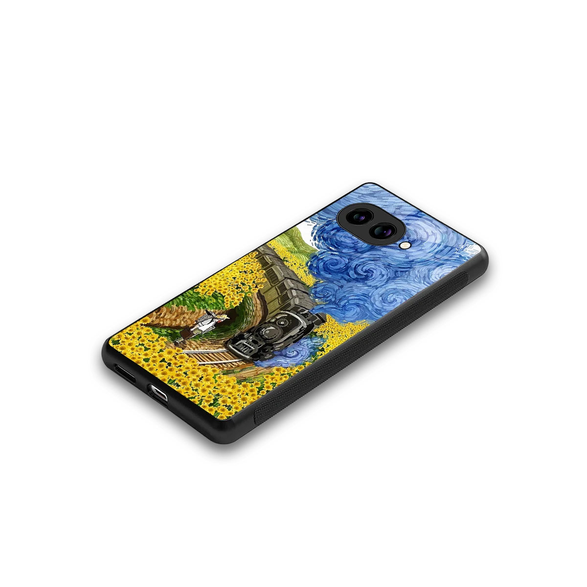 Starry Wait stylish phone case for google pixel 10a | glossy glass and slim fit