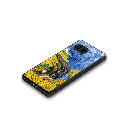Starry Wait stylish phone case for google pixel 10a | glossy glass and slim fit