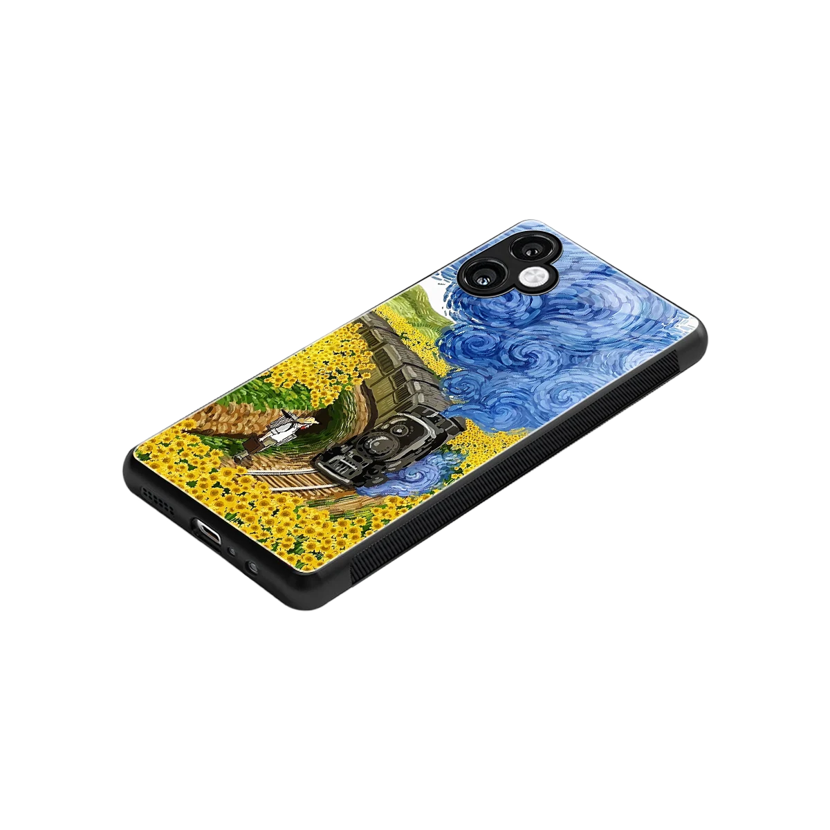 Starry Wait stylish phone case for samsung galaxy a06 5g | glossy glass and slim fit