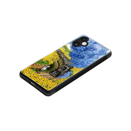 Starry Wait stylish phone case for samsung galaxy a06 5g | glossy glass and slim fit