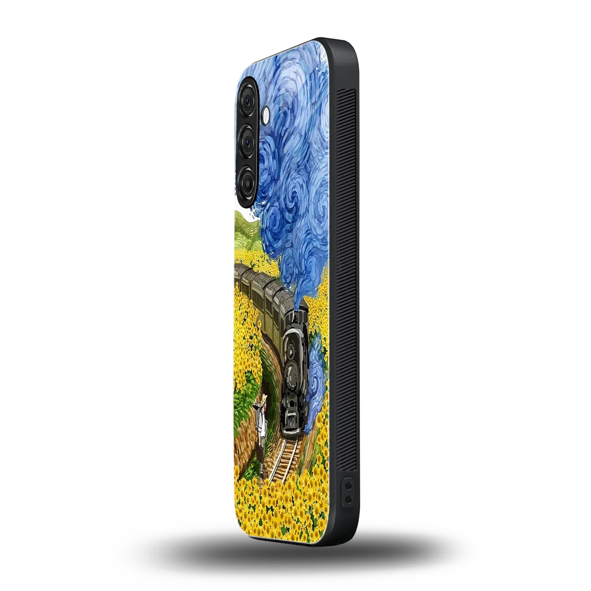 Starry Wait samsung galaxy a55 5g mobile cover | shockproof glass phone case