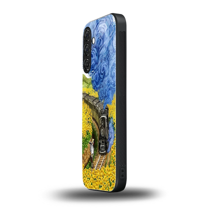 Starry Wait samsung galaxy a55 5g mobile cover | shockproof glass phone case