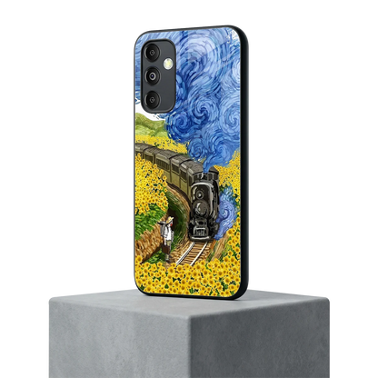Starry Wait samsung galaxy m14 5g mobile cover | shockproof glass phone case