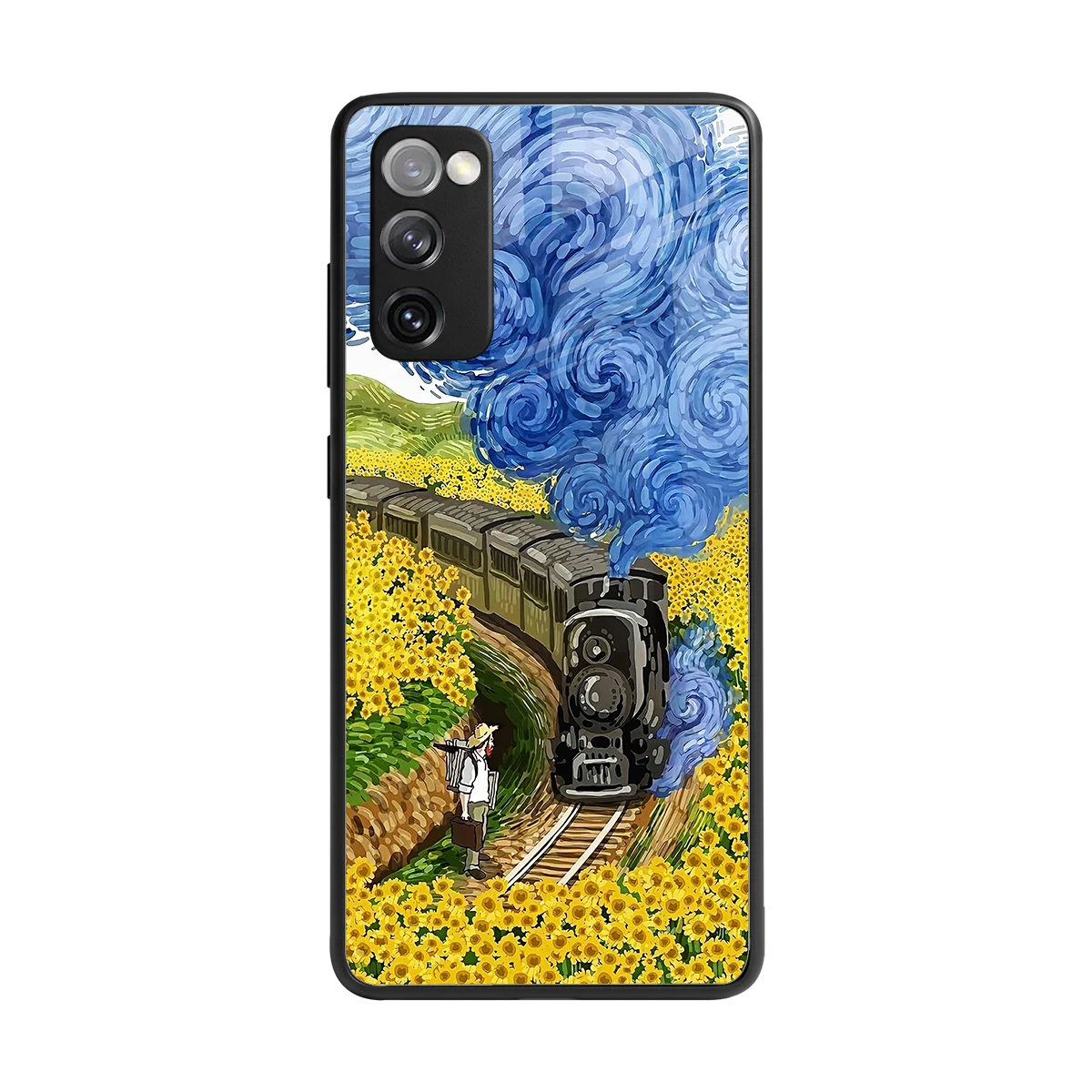 Starry Wait back phone cover | glass case for samsung galaxy s20 fe