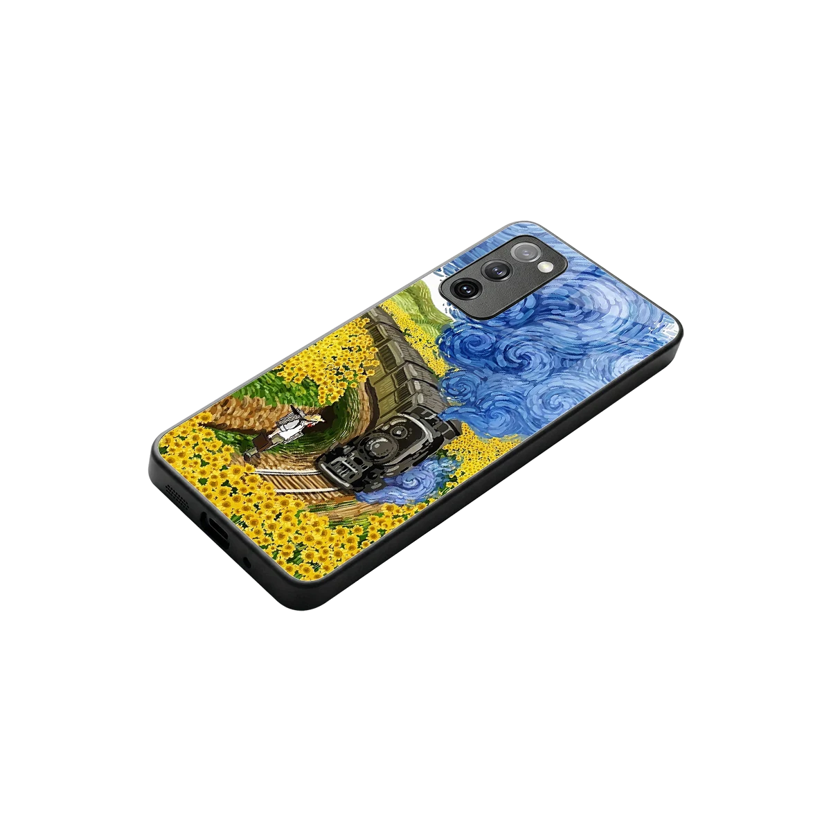 Starry Wait stylish phone case for samsung galaxy s20 fe | glossy glass and slim fit