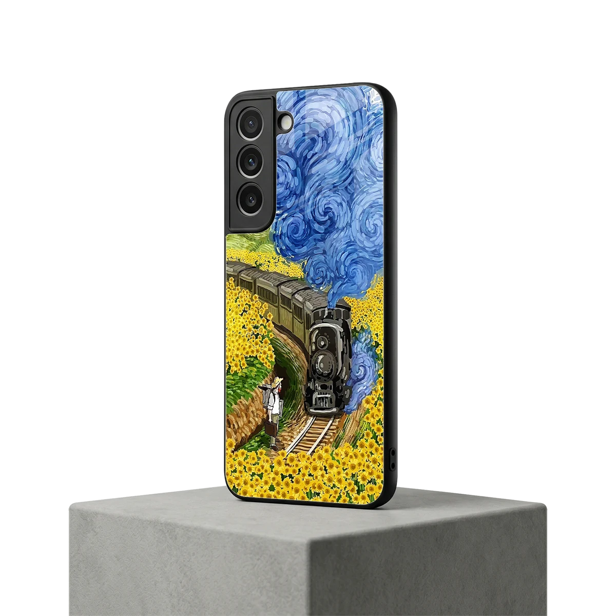 Starry Wait samsung galaxy s22 mobile cover | shockproof glass phone case