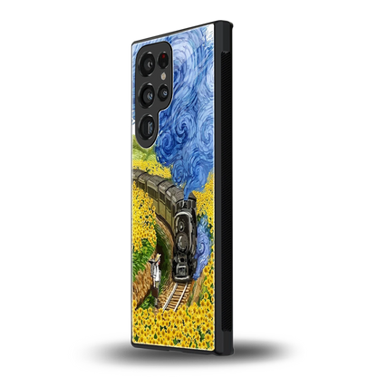 Starry Wait samsung galaxy s24 ultra mobile cover | shockproof glass phone case