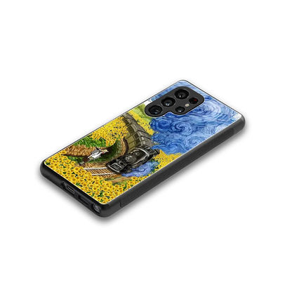 Starry Wait stylish phone case for samsung galaxy s26 ultra | glossy glass and slim fit