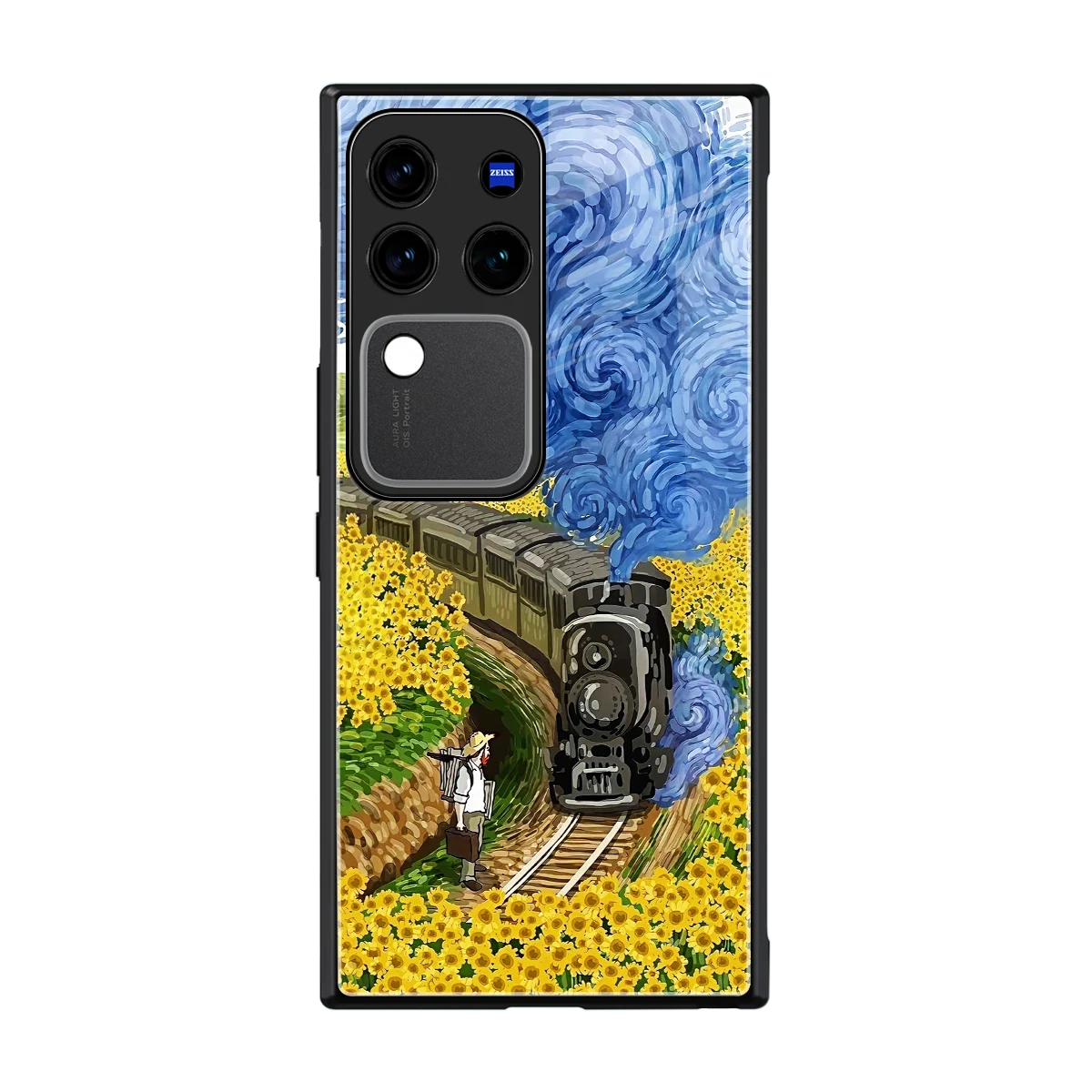 Starry Wait back phone cover | glass case forvivo v30 pro